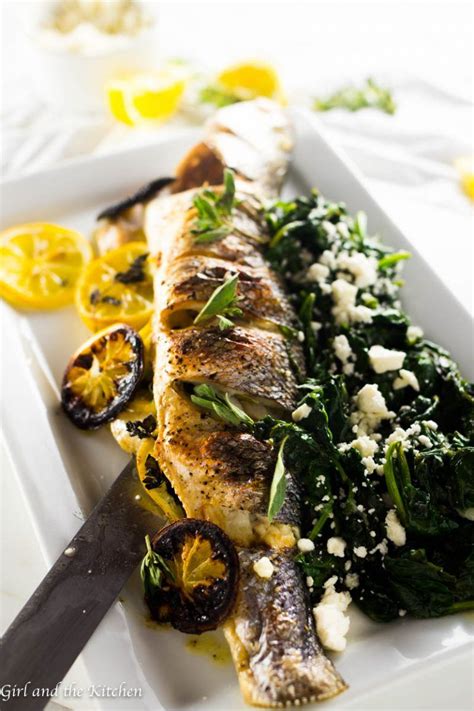 This Recipe For Greek Roasted Branzino Is Perfect For A Simple And Healthy Weeknight Meal That