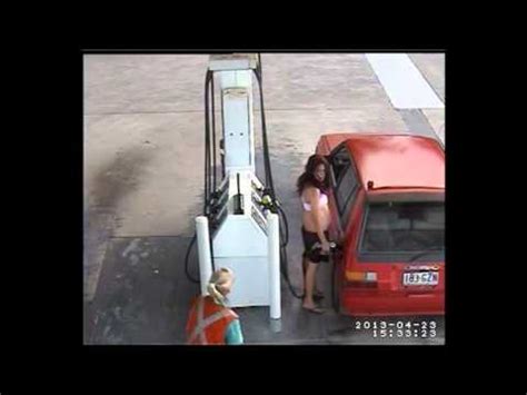 Surveillance Video Shows Gas Theft Fail At Station In Australia