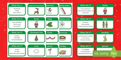 What Am I Christmas Game Ks1 Teaching Resources
