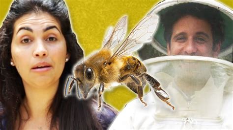 People Who Are Afraid Of Bees Meet Bees Youtube