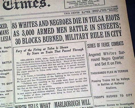 Patients recovering from the tulsa. 1921 Tulsa race riot massacre... - RareNewspapers.com