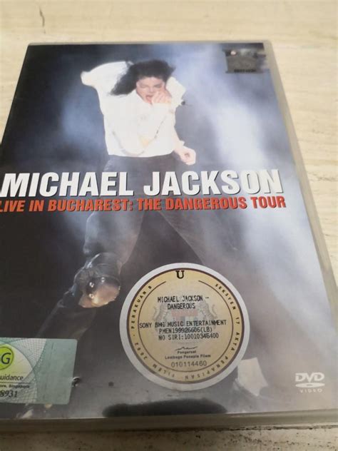 Michael Jackson Live In Bucharest The Dangerous Tour Dvd Hobbies