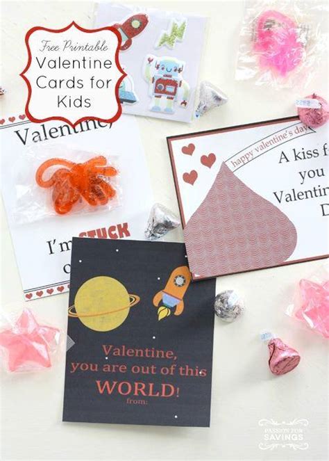 Besides the greeting card pictured here, there's an additional greeting card and a hello greeting card. Free Valentines Cards for Kids | Free Printables - Passion for Savings