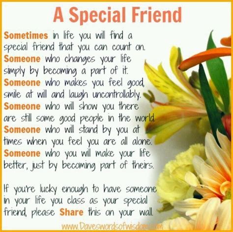 Special Quotes For Special Friends Quotesgram