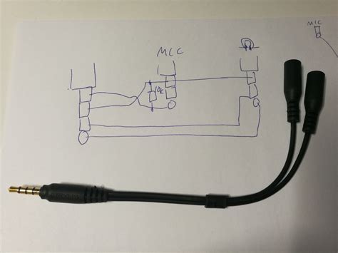 Use headphone mic on pc. TRRS plug to two TRS jack headset adapters