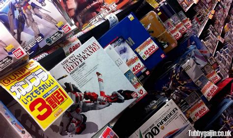 Osaka Gundams Inside A Japanese Hobby Shop