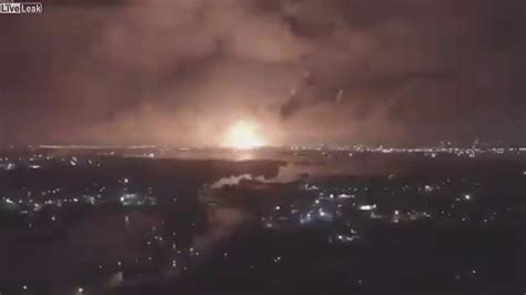 Iran Explosion Large Blast Seen Near Military Base Outside Tehran