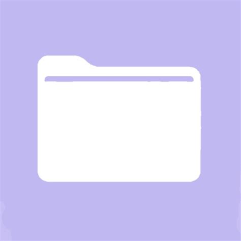 Ios 14 Folder Archivo Descargas Archivero App Launcher Lilac Em 2021