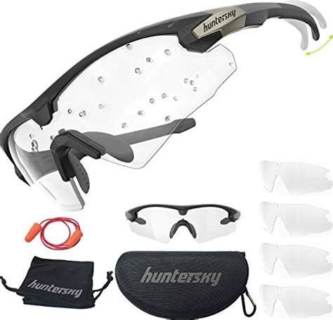 Huntersky Tactical Shooting Glasses Military Grade W Ballistic Impact Protection Superior