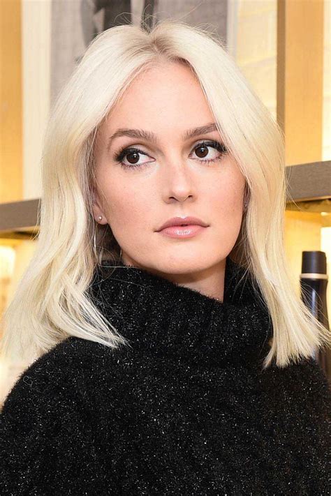 Leighton Meester Is Totally Unrecognizable As A Platinum Blonde Brown