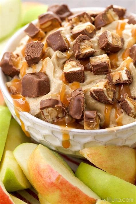 Chilled butter, chopped into chunks. Snickers Caramel Apple Dip