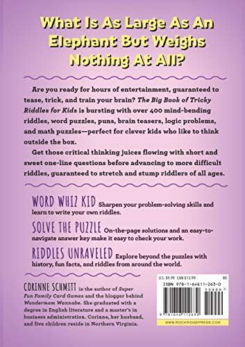 The Big Book Of Tricky Riddles For Kids 400 Riddles Pricepulse