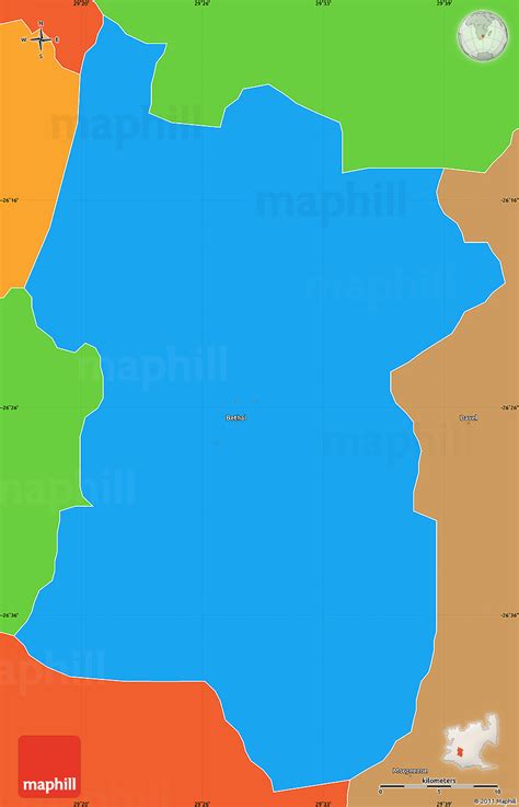 Political Simple Map Of Bethal 