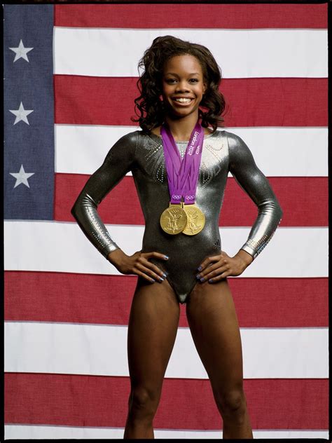 This biography profiles her childhood father: Gabby Douglas Was Told to "Get a Nose Job" by Early Critics | Vanity Fair