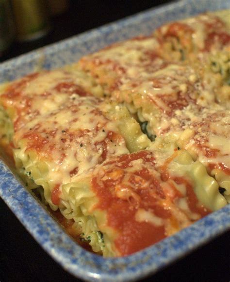 Spinach And Cheese Lasagna Rollsvalentines Dinner