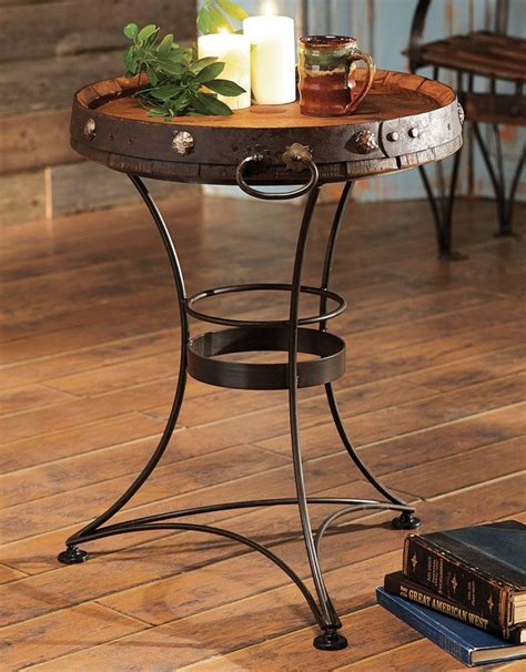 Rustic Wood And Wrought Iron Coffee Table Download Western Style End