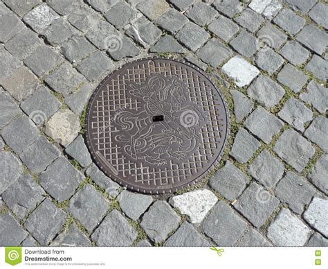 Drain Cover Stein Am Rhein Switzerland Editorial Stock Image Image