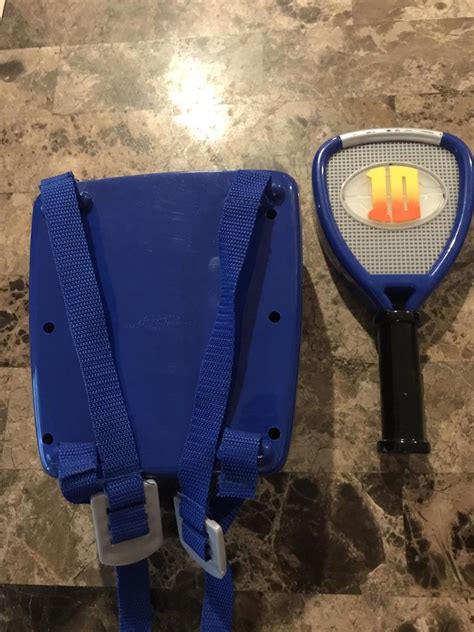 Rare Htf Lazytown Sportacus Backpack And Racket 1907909530