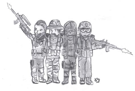 Call Of Duty Drawing Pencil Sketch Colorful Realistic Art Images