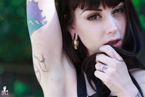 Wallpaper Id 693809 Tattoo Pierced Septum Suicide Girls Ear