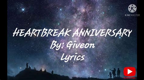 Heartbreak Anniversary Lyrics By Giveon Youtube