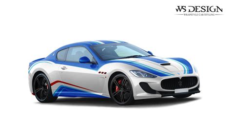 Maserati GranTurismo Stripes Design WrapStyle