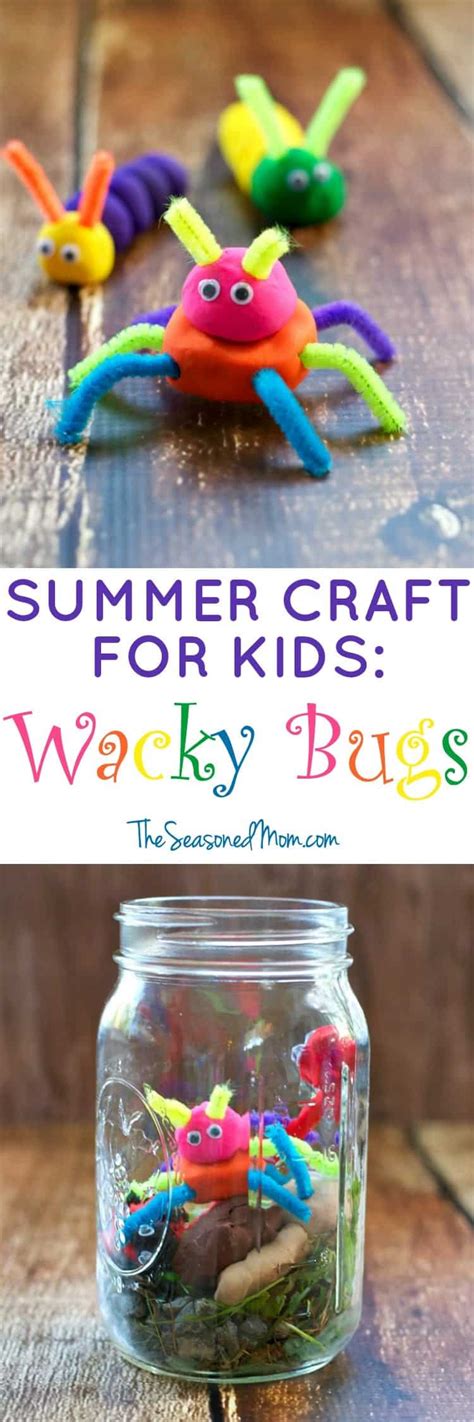 Summer Craft For Kids Wacky Bugs The Seasoned Mom