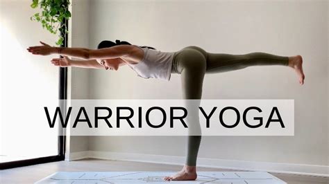 Warrior Yoga Flow 15 Min Practice For Balance And Strength Youtube
