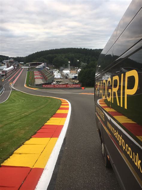 Race Track Marking At Spa Circuit Belgium Roadgrip