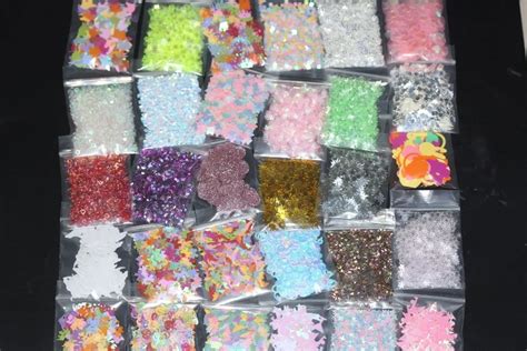 30 Different Types Of Glitters In Assorted Colors Spooky Sequin