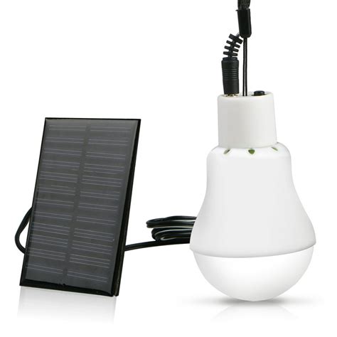 Eeekit Portable Solar Powered Led Bulb Lights Solar Energy Panel Led