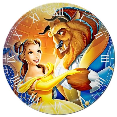 Beauty And The Beast Clock Beauty And The Beast Disney Princess