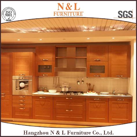 Classcial Style Home Furniture Solid Wood Kitchen Cabinet China Wood