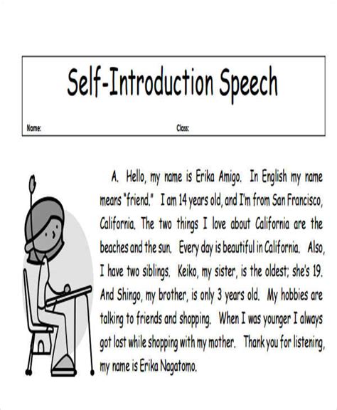 How To Give Self Introduction Speech Coverletterpedia Riset