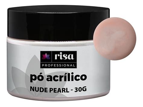 Pó Acrílico Nude Pearl Risa 30g Mercado Livre