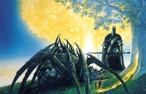 Melkor And Ungoliant Terra Di Mezzo Dipinti Artistici Lotr