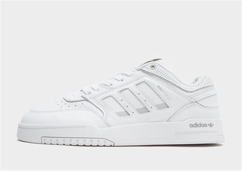 White Adidas Originals Drop Step Low Jd Sports Global