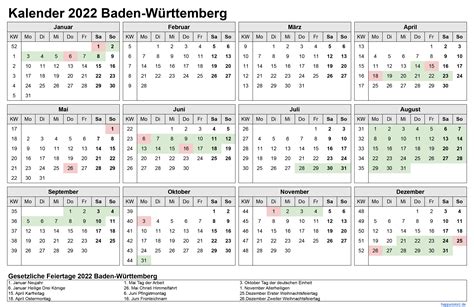 Kalender 2023 Und 2024 Ferien Baden Württemberg Feiertage Pdf Xls