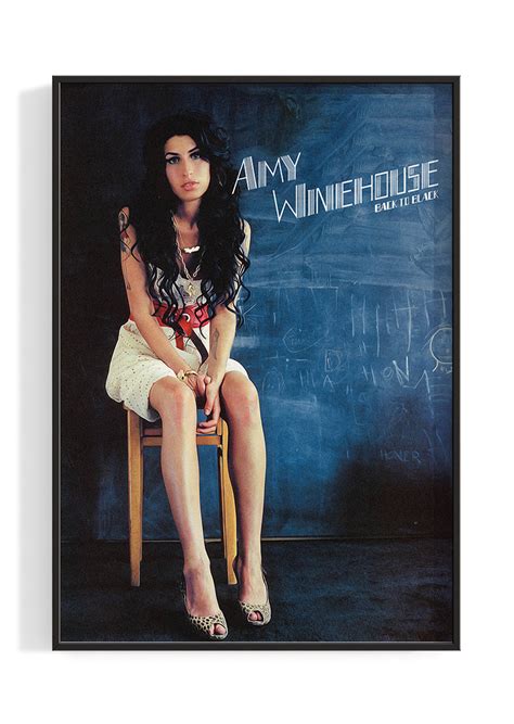 Amy Winehouse Back To Black Poster The Indie Planet
