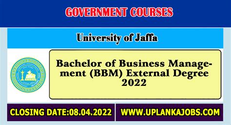 Bachelor Of Business Management Bbm External Degree 2022 University