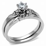 Images of Stainless Steel Cz Bridal Sets