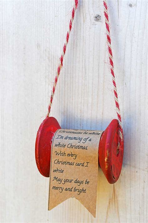 Create A Personal Christmas Decoration Use The Lyrics Of Your