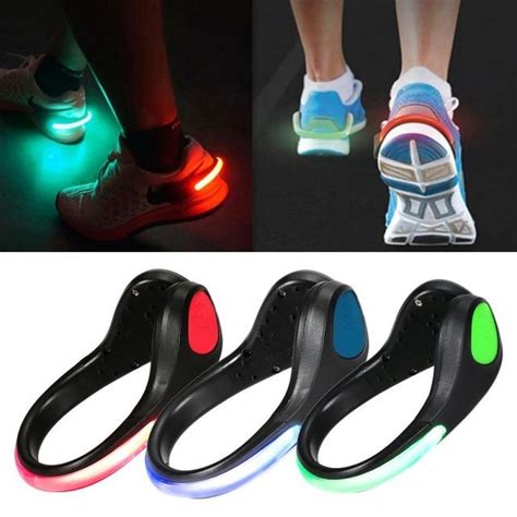 Led Luminous Shoe Light Clip Light Up Led Shoe Clips Night Running Gear