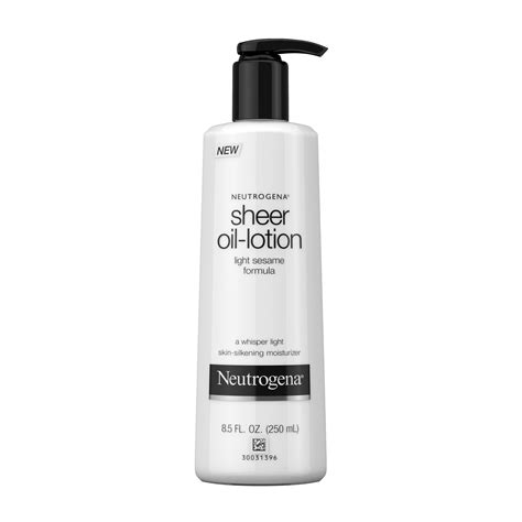 Neutrogena Sheer Body Oil Lotion With Light Sesame Formula 85 Fl Oz