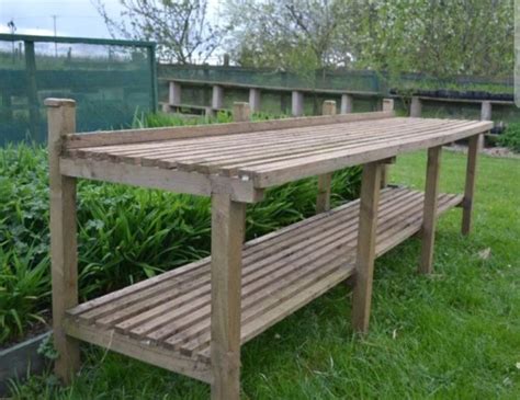 Check spelling or type a new query. Greenhouse bench | Greenhouse benches, Potting table, Diy bench