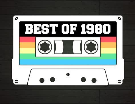 Best Of 1980 Retro Cassette Tape Graphic By Nicetomeetyou · Creative