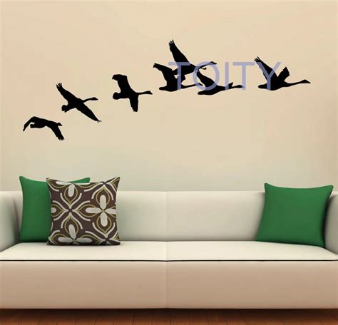 Flying Birds Wall Decal Flock Of Birds Decals Vinyl Stickers Animals