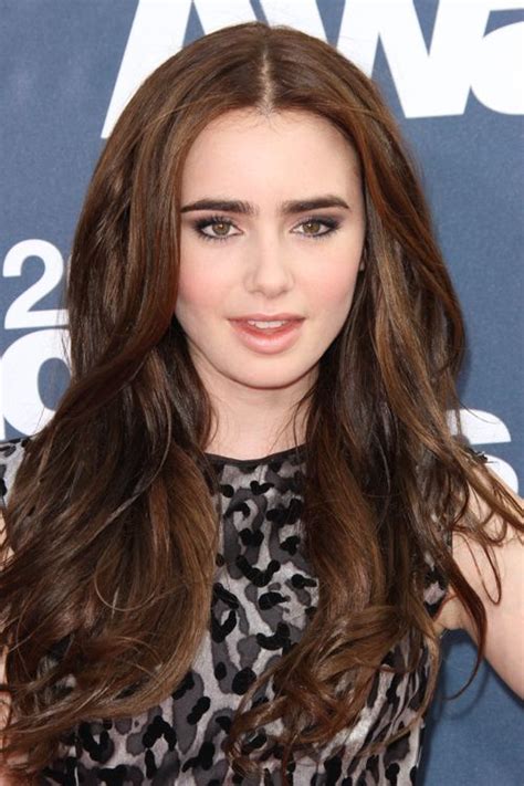 Lily Collins Hair 3 Lily Collins Hair Lilly Collins Hair Long Hair