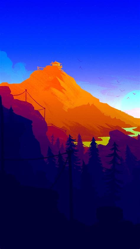 Firewatch landscape fire lookout tower. Firewatch Game Wallpapers on WallpaperDog