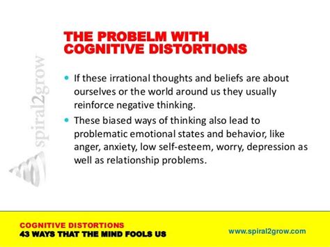 David Burns 10 Cognitive Distortions